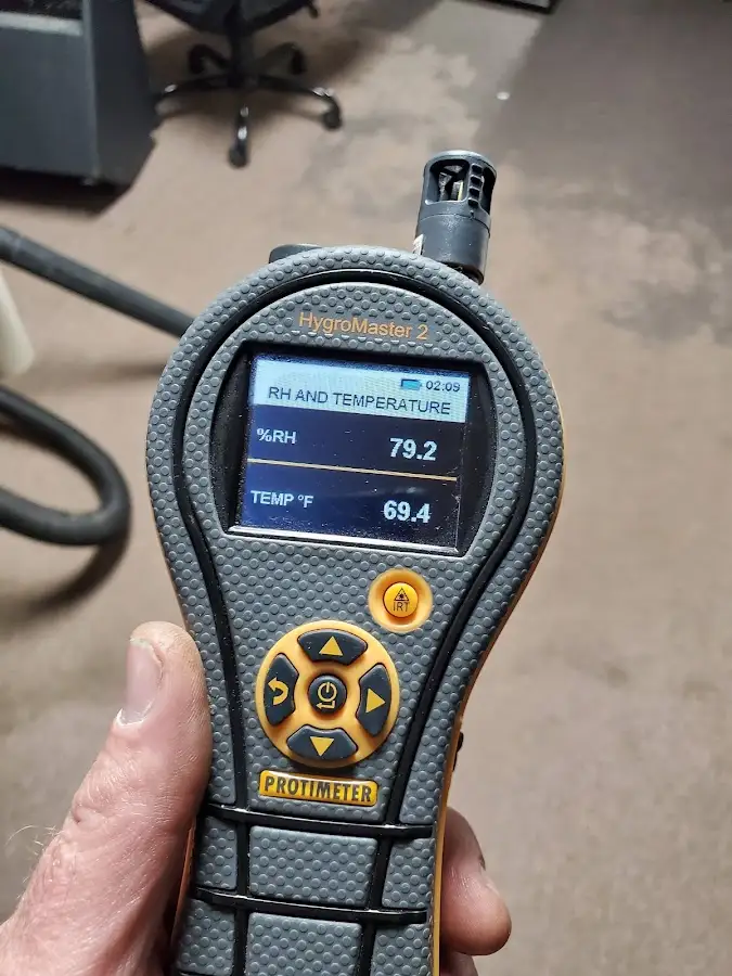 Moisture meter humidity assessment for Fire & Smoke Damage Restoration in Naperville